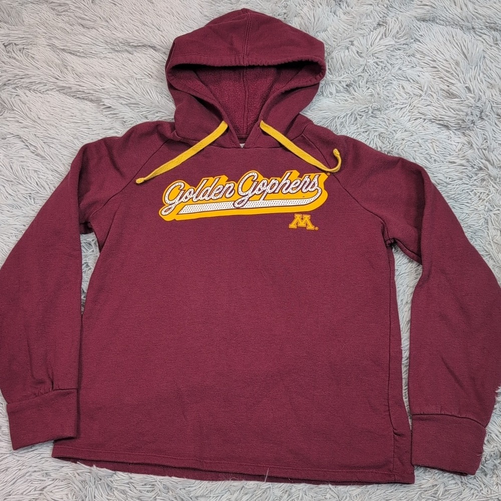 Minnesota Golden Gophers Sweatshirt Womens M Hoodie Athletic University Comfy